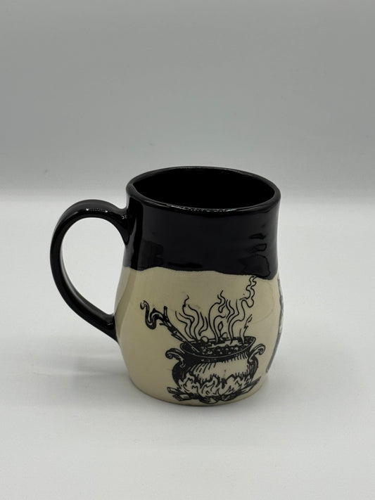 Black Witchy Coffee Cup