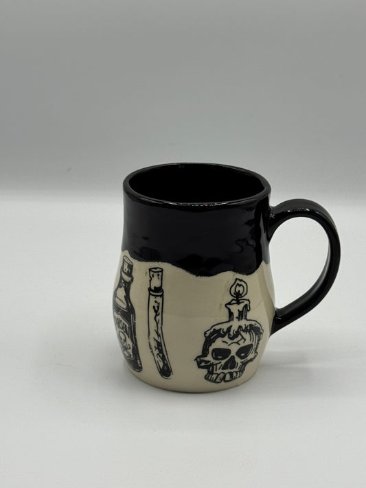 Black Witchy Coffee Cup